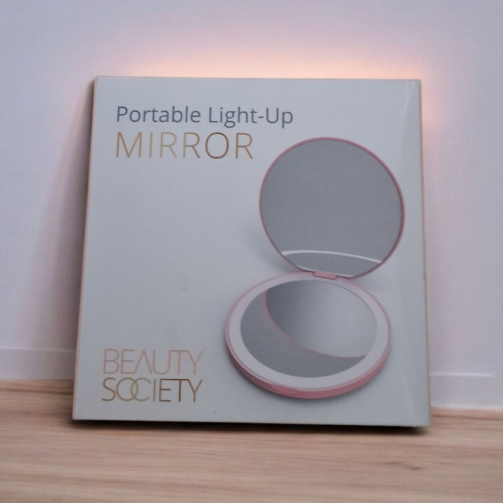 Beauty Society Portable Light-Up Mirror